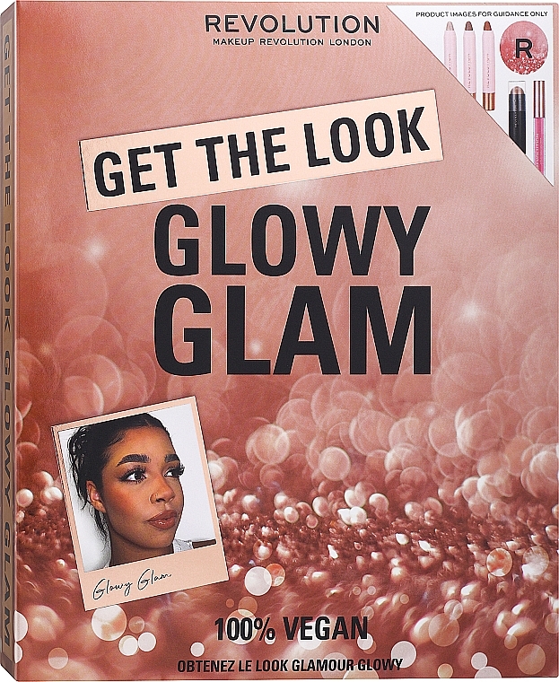 Make-up Set 6 St. - Makeup Revolution Get The Look Glowy Glam  — Bild N1