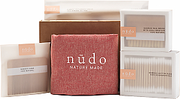 Düfte, Parfümerie und Kosmetik Körperpflegeset - Nudo Nature Made Bamboo Essentials (Wattestäbchen 200St. + Haarkamm 1St. + Nagelbrüste 1St. + Zahnbürste 1St. + Tasche 1St.)