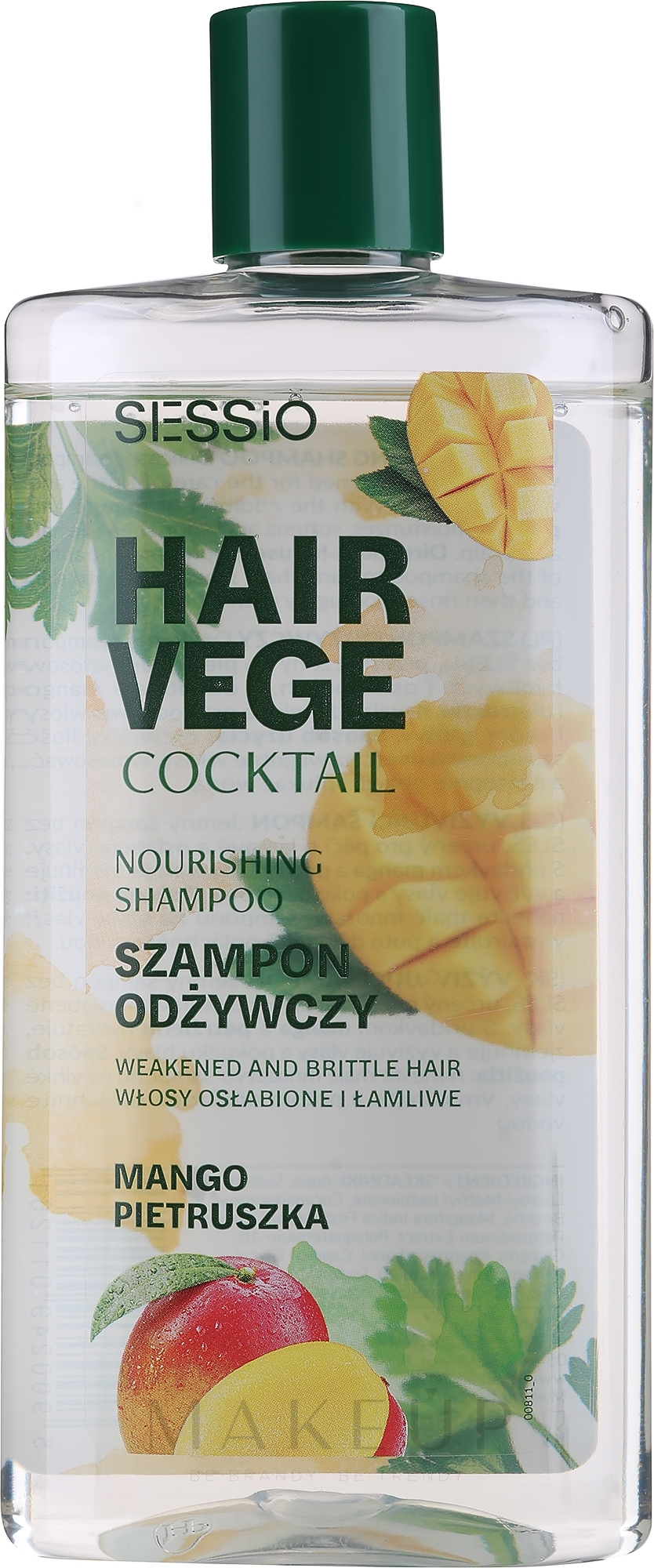 Pflegendes Haarshampoo mit Mango - Sessio Hair Vege Cocktail Nourishing Shampoo — Bild 300 g