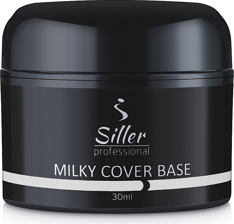 Camouflage-Basis für Nagellack 30 ml - Siller Professional Base Cover Milky — Bild N1