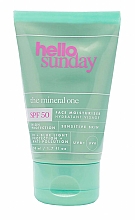 Düfte, Parfümerie und Kosmetik Feuchtigkeitsspendende Gesichtscreme - Hello Sunday The Mineral One SPF 50