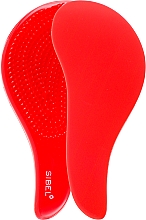 Düfte, Parfümerie und Kosmetik Haarbürste flauschiges und langes Haar rot - Sibel D-Meli-Melo Detangling Brush