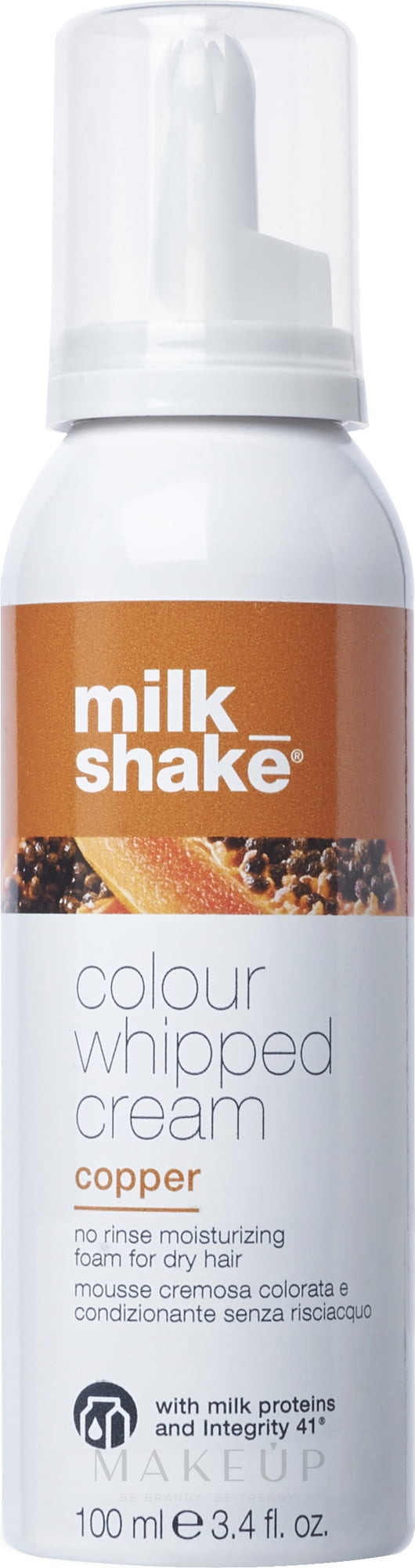 Schaum für trockenes Haar mit Milchproteinen - Milk_Shake Colour Whipped Cream — Bild Cooper