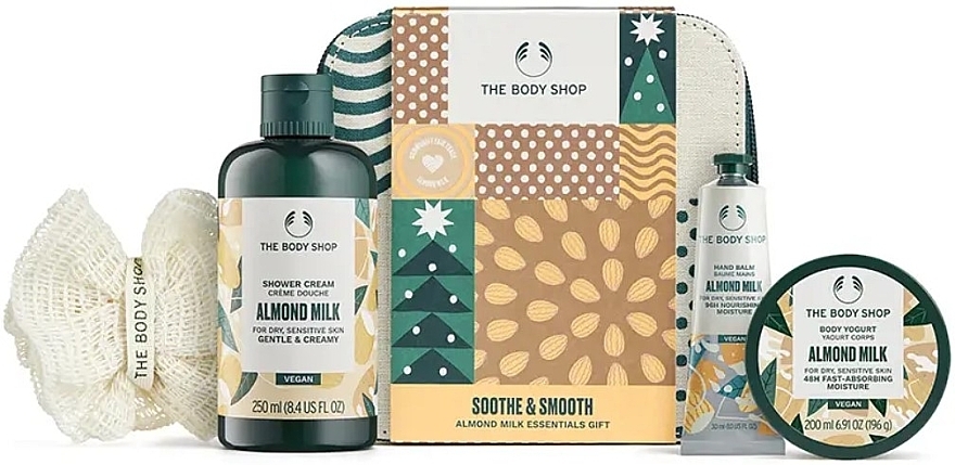 Set 5 St. - The Body Shop Soothe & Smooth Almond Milk Essentials Gift — Bild N1