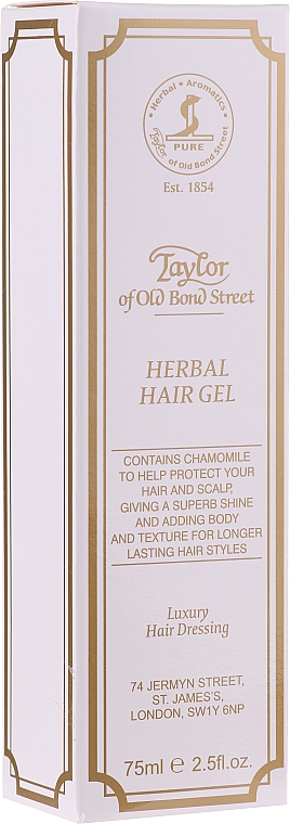 Haar-Stylinggel mit Kräutern - Taylor Of Old Bond Street Herbal Hair Gel Luxury Hair Dressing — Bild N1