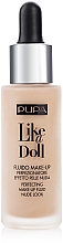 Düfte, Parfümerie und Kosmetik Foundation Fluid - Pupa Like a Doll Perfecting Make-up Fluid Nude Look
