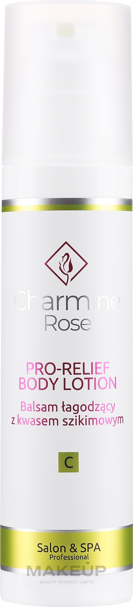 Beruhigende und regenerierende Körperlotion nach kosmetischen Behandlungen - Charmine Rose Pro-Relief Body Lotion — Bild 200 ml