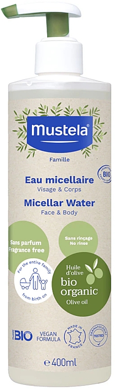 Mizellenwasser für Gesicht und Körper - Mustela Famille Micellar Water Face & Body — Bild N1