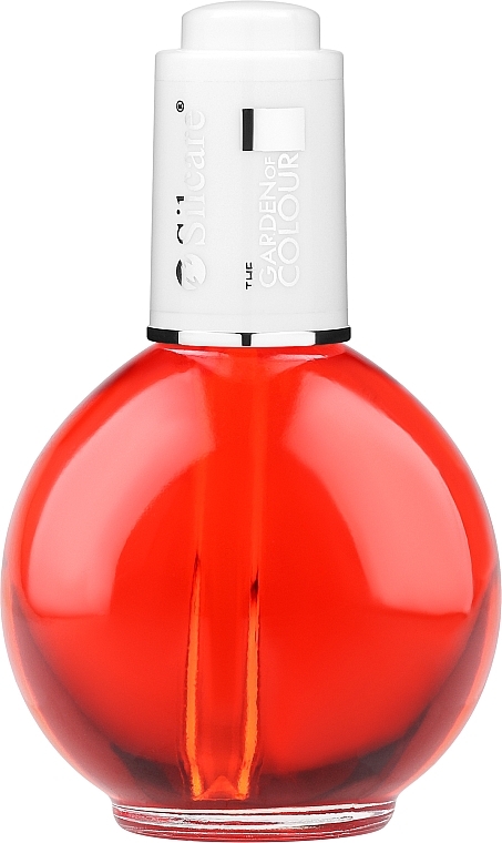 Regenerierendes Nagel- und Nagelhautöl Erdbeere - Silcare The Garden of Colour Strawberry Crimson — Bild N1