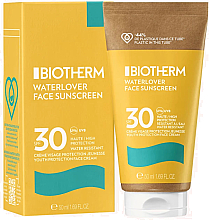 Düfte, Parfümerie und Kosmetik Sonnenschutzcreme für das Gesicht - Biotherm Waterlover Face Sunscreen SPF30