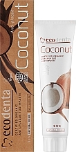 Fluoridfreie Zahnpasta gegen Zahnbelag mit natürlichem Kokosöl und Zinksalz - Ecodenta Anti-Plaque Toothpaste Coconut — Foto N4