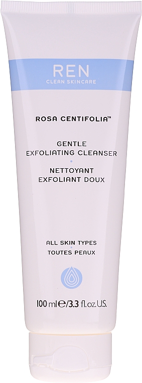 Sanftes Gesichtspeeling für alle Hauttypen - REN Rosa Centifolia Gentle Exfoliating Cleanser — Bild N1