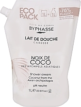 Duschcreme mit Kokosnuss - Byphasse Caresse Shower Cream (Doypack)  — Bild N1