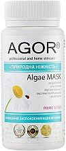 Düfte, Parfümerie und Kosmetik Alginatmaske für das Gesicht mit Kamillenextrakt - Agor Algae Mask