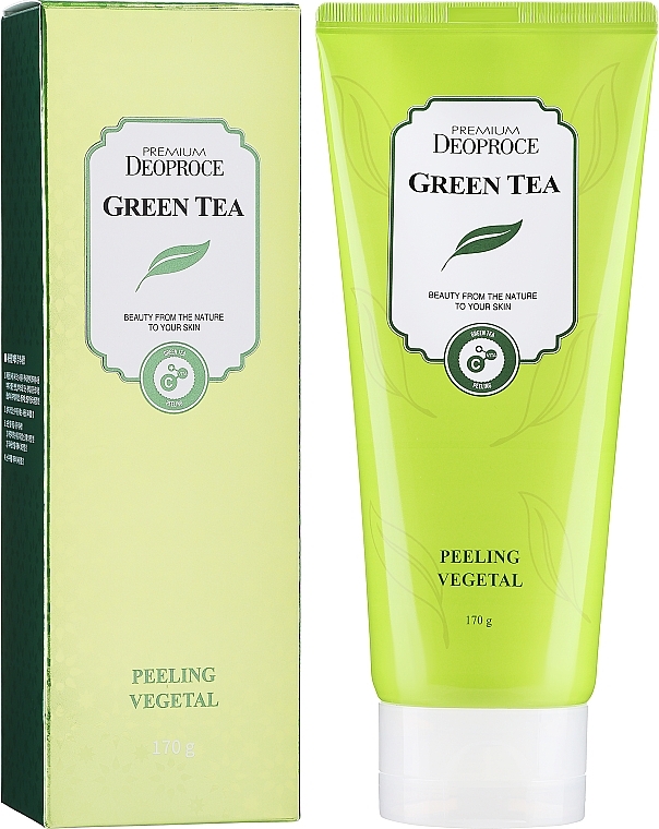 Hypoallergenes Peelinggel für das Gesicht mit grünem Tee - Deoproce Premium Green Tea Peeling Vegetal — Bild N2
