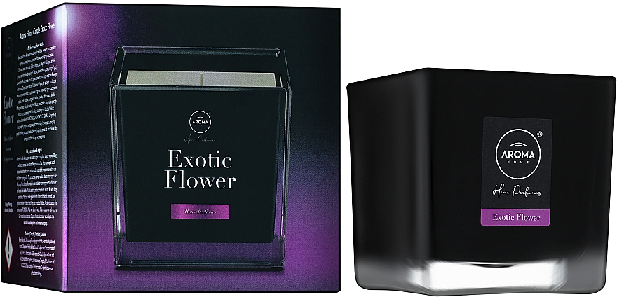 Aroma Home Black Series Exotic Flower - Duftkerze — Bild N2