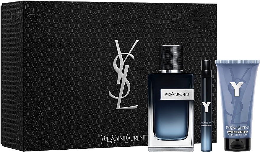 Yves Saint Laurent Y - Set (edp/100 ml + edp/10 ml + Duschgel 50 ml) — Bild N1