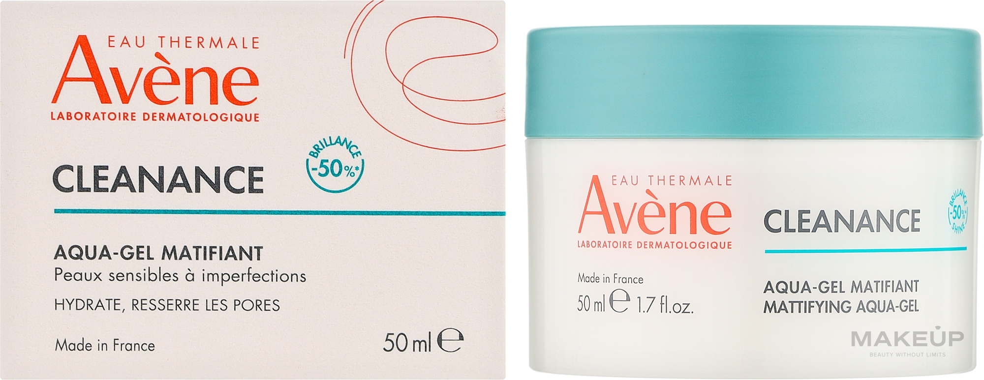 Avene Cleanance Mattifying Aqua-Gel - Mattierendes Aqua-Gel für das Gesicht  — Bild 50 ml