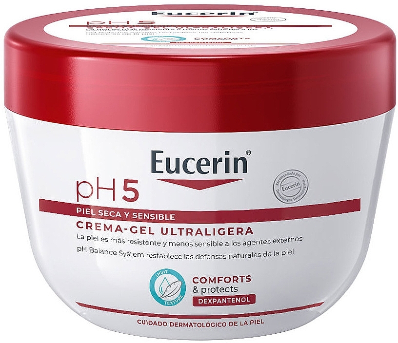 Feuchtigkeitsspendende Körpercreme - Eucerin pH5 Light Gel Cream — Bild N1