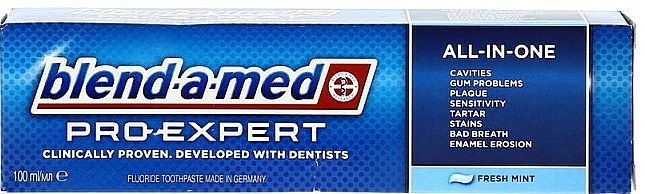 Zahnpasta All in One mit frischer Minze - Blend-a-med Pro-Expert All in One Toothpaste