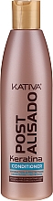 Haarpflegeset - Kativa Straightening Post Treatment Keratin (Shampoo 250ml + Conditioner 250ml + Haarbehandlung 250ml) — Bild N3