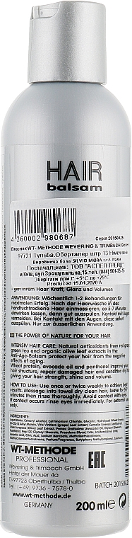 Balsam-Conditioner für das Haar mit verjüngender Wirkung - Placen Formula Anti-Age Hair Balsam — Bild N2