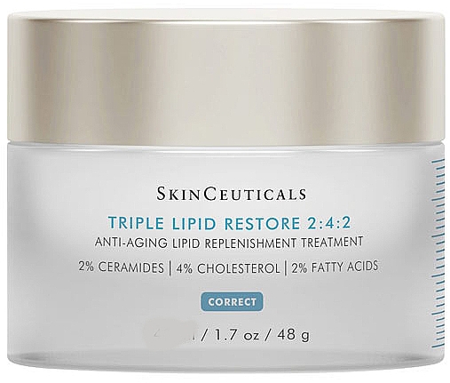 Korrigierende Anti-Aging Gesichtscreme mit Ceramiden, Cholesterol und Fettsäuren - SkinCeuticals Triple Lipid Restore 2:4:2 — Bild N1