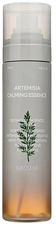 Beruhigende und feuchtigkeitsspendende Gesichtsessenz mit fermentierten Pflentenextrakten - Missha Artemisia Calming Essence — Bild N1