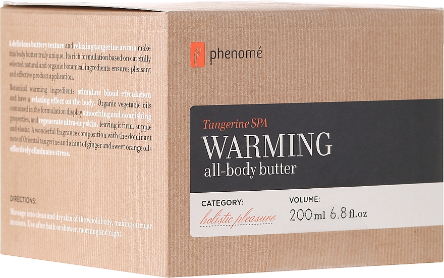Wärmende Körperbutter - Phenome Tangerine SPA Warming All-Body Butter — Bild N4
