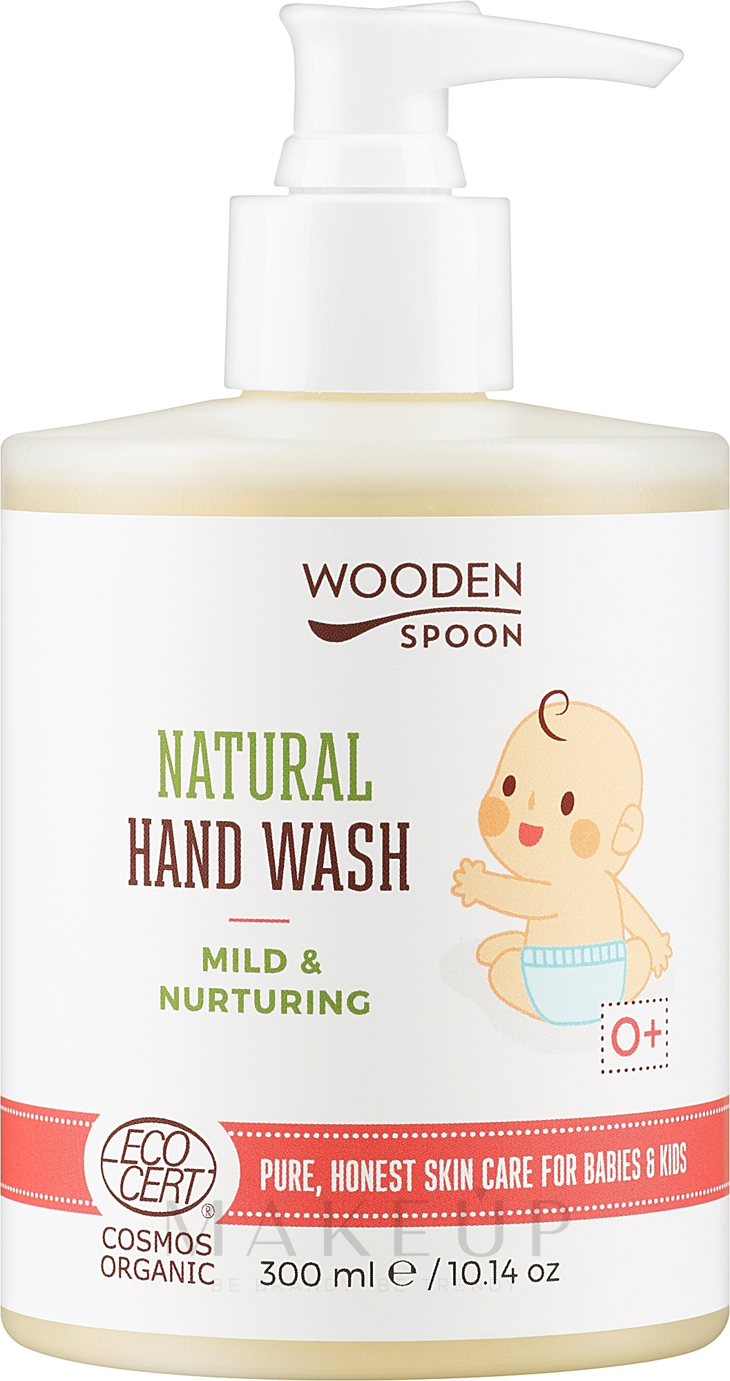 Milde flüssige Handseife für Babys - Wooden Spoon Natural Hand Wash — Bild 300 ml