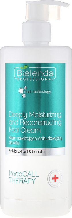 Feuchtigkeitsspendende Fußcreme - Bielenda Professional PodoCall Therapy Deeply Moisturizing And Reconstructing Foot Cream — Bild N3