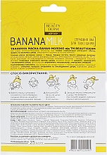 Tuchmaske mit Banane und Milch - Beauty Derm Banana Milk Face Mask — Bild N2