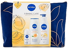 Düfte, Parfümerie und Kosmetik Set - Nivea Firming Care Original Care (sh/gel/250ml + b/milk/400ml + deo/50ml + cosmetic bag)