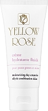 Düfte, Parfümerie und Kosmetik Feuchtigkeitsspendende Tagescreme mit Granatapfel-, Weißtee- und Kirschblütenextrakten für fettige und gemischte Haut - Yellow Rose Creme Hydratante Fluide