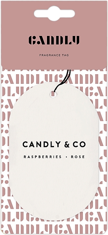 Auto-Lufterfrischer - Candly & Co No.7 Raspberries Rose Fragrance Tag — Bild N1