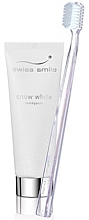 Zahnpflegeset Tag - Swiss Smile Snow White Toothpaste & Toothbrush — Bild N1