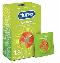Düfte, Parfümerie und Kosmetik Gerippte Kondome 18 St. - Durex Arouser