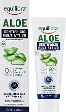 Fluoridfreie Zahnpasta mit Aloe vera - Equilibra Aloe Triple Action Toothpaste — Foto N2