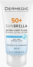 Ultraleichte Schutzcreme für trockene und normale Haut SPF 50+ - Dermedic 50+ Sunbrella Ultra-light Fluid — Bild N1