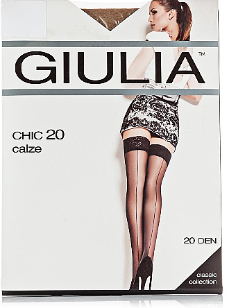 Damenstrtrümpfe Chic 20 Den calze-cappuccino - Giulia — Bild N1