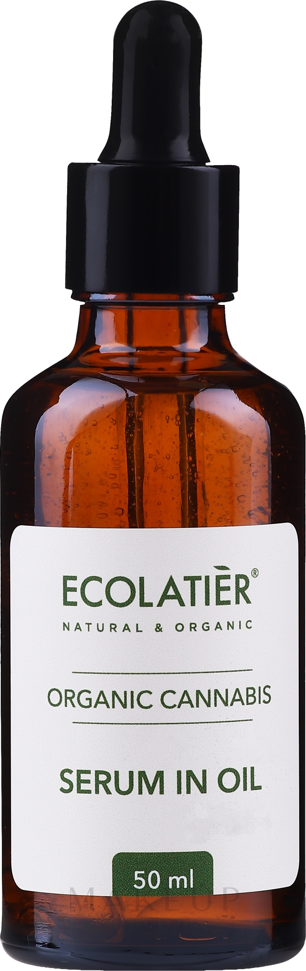 Pflegendes und straffendes Ölserum füt das Gesicht mit Bio-Hanfsamenöl - Ecolatier Organic Cannabis Serum — Bild 50 ml