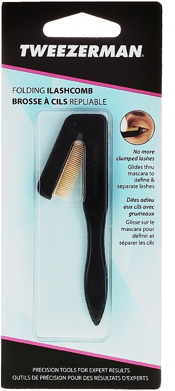 Zusammenklappbarer Wimpernkamm - Tweezerman Tweezer Folding Ilashcomb — Bild N1