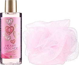 Set - Accentra Heart Cascade Magnolia Dream Gift Set (sh/gel/200ml + washcloth/1pcs) — Bild N2