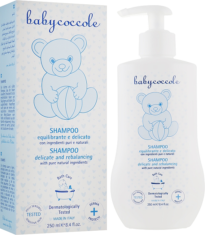 Sanftes, weichmachendes und feuchtigkeitsspendendes Shampoo für Kinder - Babycoccole Gentle Shampoo — Bild N1