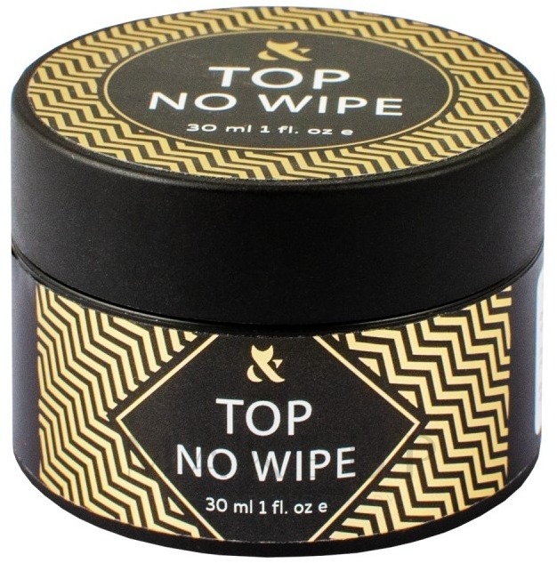 Nagelüberlack keine klebrige Schicht - F.O.X Top No Wipe — Bild 30 ml