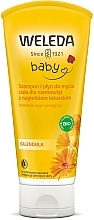 Düfte, Parfümerie und Kosmetik Shampoo und Duschgel mit Ringelblume für Babys und Kinder - Weleda Calendula Waschlotion & Shampoo
