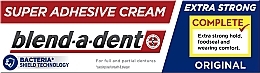 Düfte, Parfümerie und Kosmetik Haftcreme für Voll- und Teilprothesen - Blend-A-Dent Super Adhesive Cream Original Complete