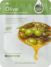 Tief feuchtigkeitsspendende Tuchmaske mit Olivenextrakt - Rorec Natural Skin Olive Mask — Bild N1