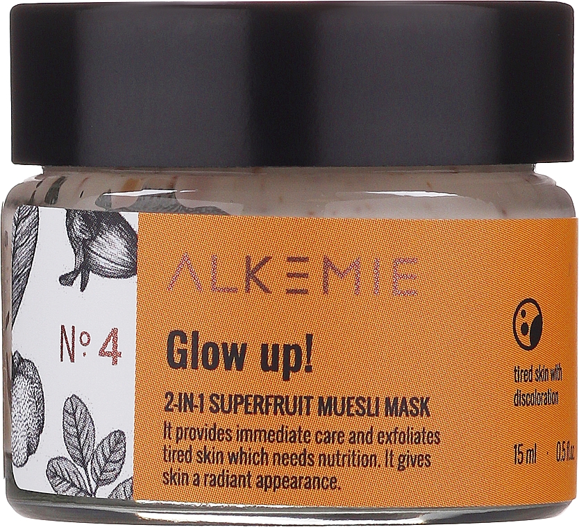 2in1 Gesichtsmaske und Peeling mit Vitamin C - Alkemie Glow Up 2in1Superfruits Mask