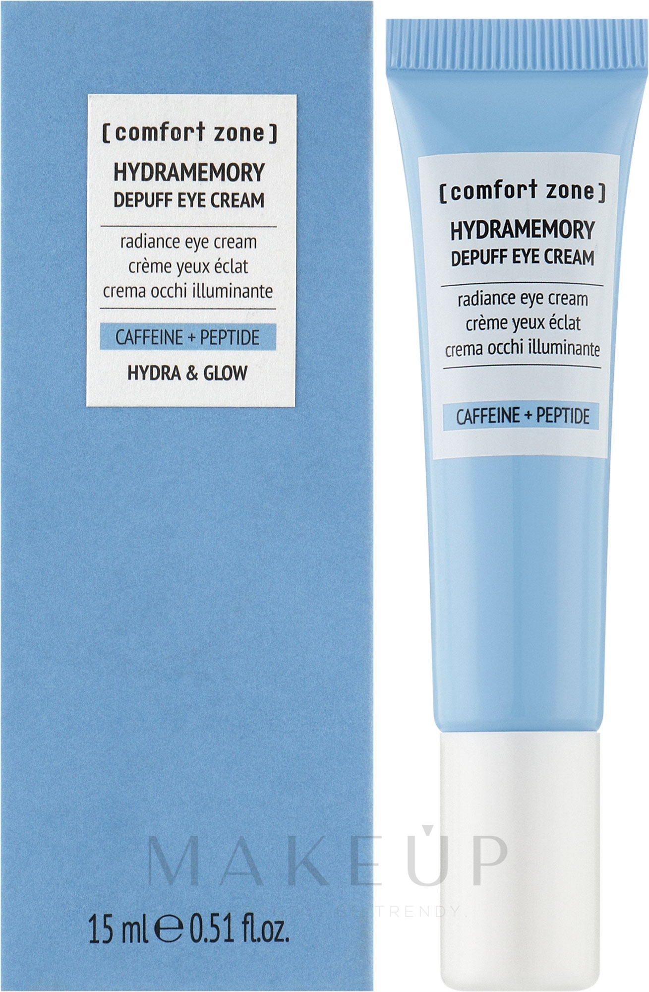 Creme-Gel für die Haut um die Augen - Comfort Zone Hydramemory Eye Gel — Bild 15 ml